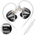 KZ d-fi earphones HiFi bass earbuds monitor 4-level tuning switch headphone Sport stereo sound noise reduction headset.