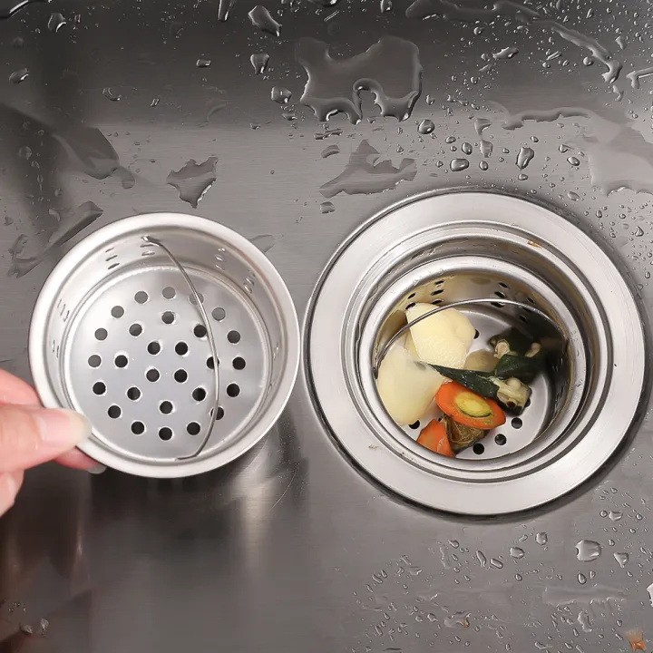 1/3Pcs%20Kitchen%20Sink%20Strainer%20Stainless%20Steel%20Bathroom%20Water%20Basin%20Drain%20Hole%20Trap%20Screen%20Filter%20Basket%20Waste%20Screen%20Sink%20Accessories%20-%20Image%202