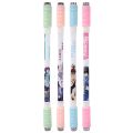 Multifunction Random Color Finger Coordination Stress Relief Stationery Exercise Brain Power Writing Pen Improves Dexterity Luminous Twist-action Pen.