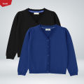 Girls Cotton Knitted Cardigan Sweater From Levin. 