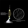 Portable Fishing Net Trap Luminous Bead Copper Spring Shoal Netting Fishnet Tackle No Need Hook Fishing Outdoor Fish Tools.