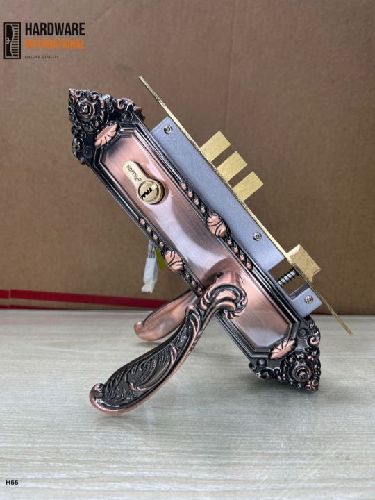 Stylish Main Door Handle Lock Medium Size (11 Inches)