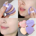Powder Puff Foundation Cream Blending Cosmetic Candy Color Heart Shaped Puff Makeup Sponge Face.