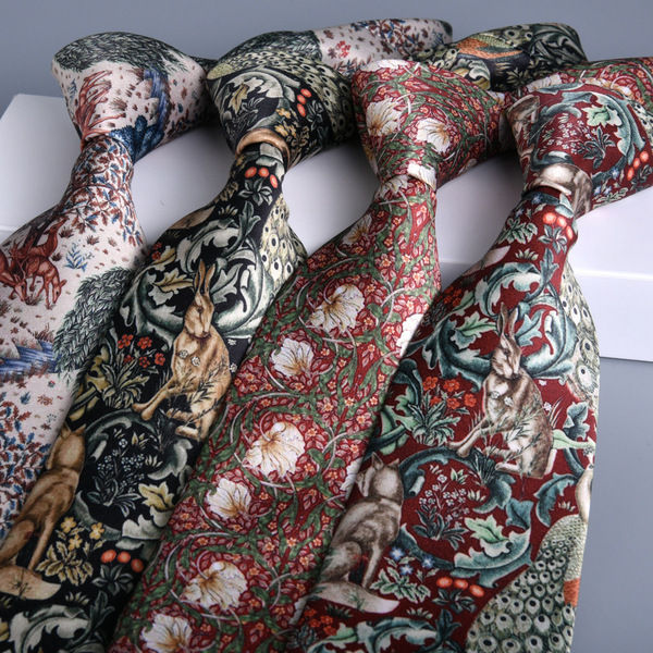 Printed Polyester Filament Casual Neck Tie for Men – 8 cm (1 Piece)