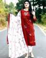 New Unstitched Cotton Screen Printed three piece Salwar Kameez For Women - 3 Piece Dress.