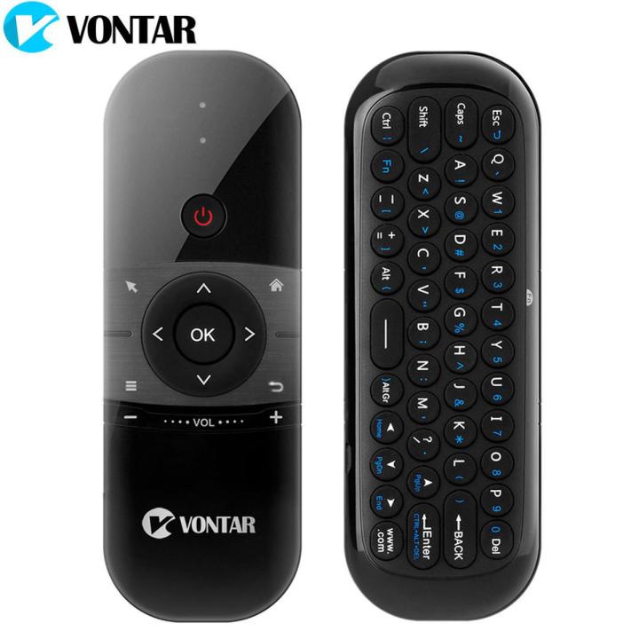 VONTAR Air Mouse Rechargeable English 2.4GHZ Wireless Keyboard Remote Control For Windows Android TV Box PC Gamer