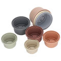 Stacking Cups, Multipurpose Baby Stacking Cups Color Learning for Baby Shower Gifts. 