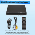 HD 1080p CD/EVD/VCD DVD Player Outputs Home Digital Media Player with USB and Microphone Ports UK PLUG.