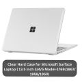 Clear Hard Case for Microsoft Surface Laptop ( 13.5 inch 3/4/5 Model-1769/1867/ 1958/1950). 