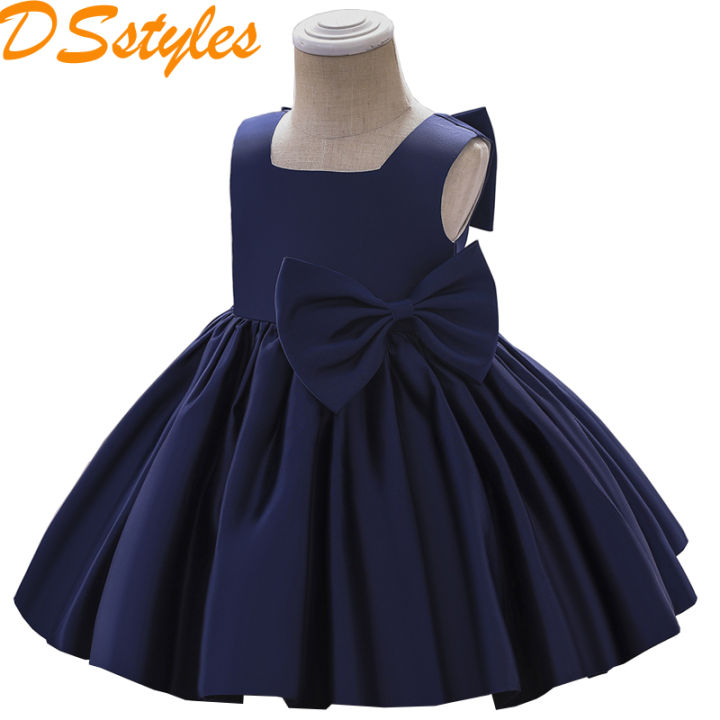 DSstyles%20Flower%20Girl%20Bow%20Tutu%20Dress%20Kids%20Baby%20Girl%20Princess%20Dress%20Bow%20Dresses%20Summer%20Wedding%20Party%20Pageant%20Gown%20-%20Image%209