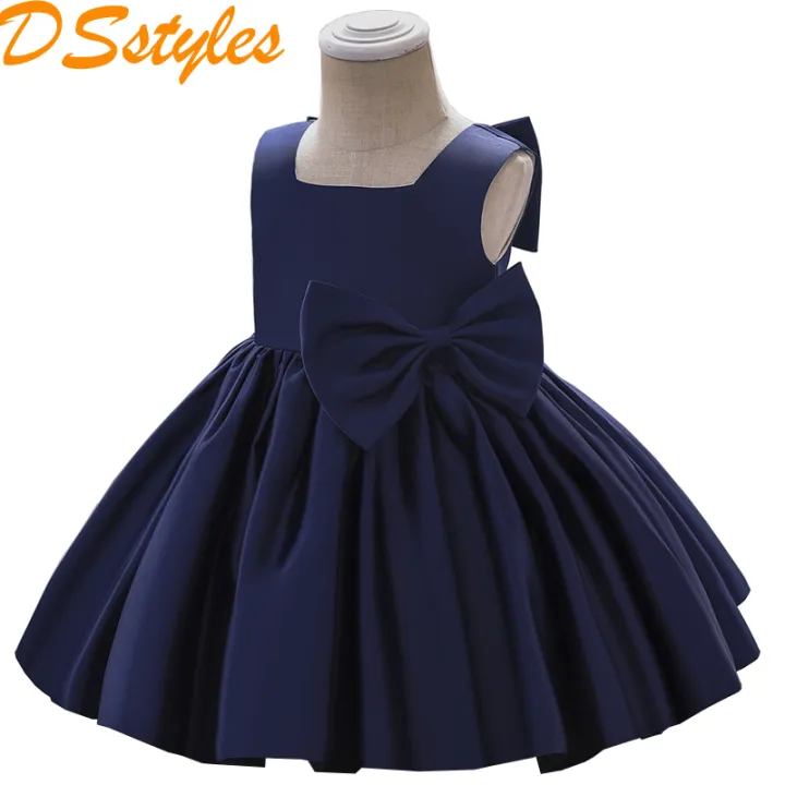 DSstyles%20Flower%20Girl%20Bow%20Tutu%20Dress%20Kids%20Baby%20Girl%20Princess%20Dress%20Bow%20Dresses%20Summer%20Wedding%20Party%20Pageant%20Gown%20-%20Image%209