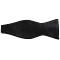 tie satin bow tie for men - black.