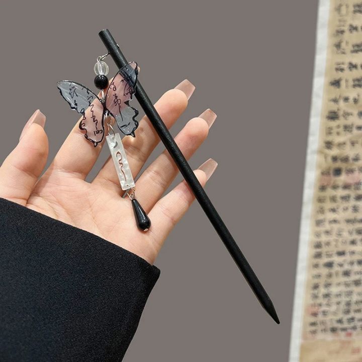 Chinese%20Style%20Butterfly%20Tassel%20Hairpin%20Chopstick%20Hair%20Stick%20Hair%20Ornament%20Pan%20Hair%20Headdress%20Female%20Antique%20Hair%20Accessories%20-%20Image%204