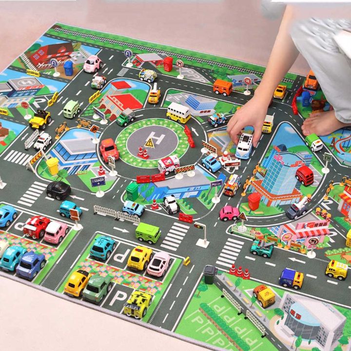 Kids%20Road%20Traffic%20Playmat%20Rug%20Anti-slip%20Carpet%20Car%20City%20Parking%20Map%20Pretend%20Play%20Play%20Mat%20For%20Boys%20Girls%20Gifts%20(No%20Cars)%20-%20Image%203