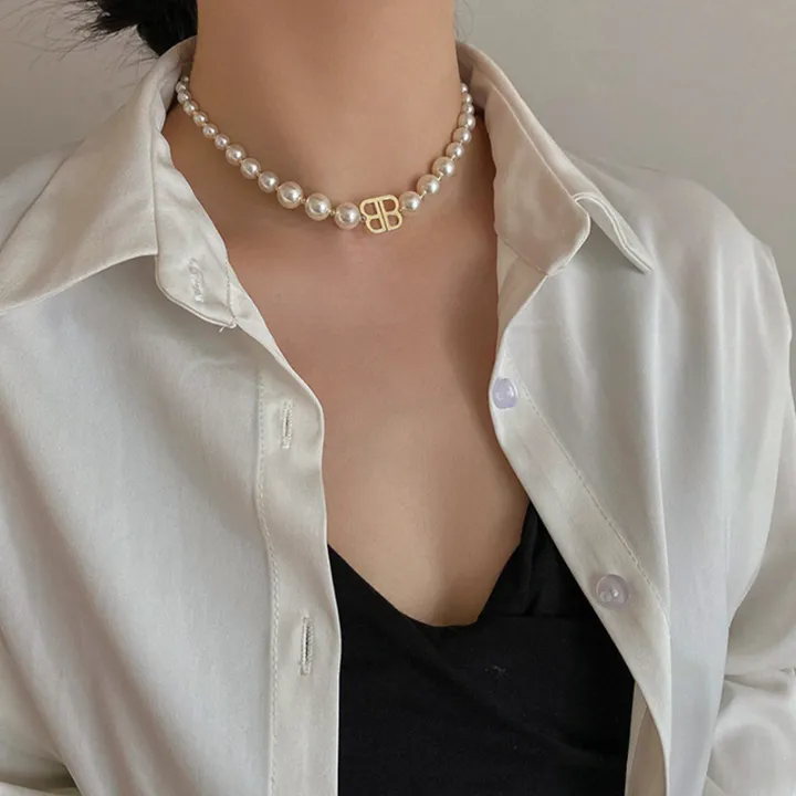Fashion%20Bohemian%20Letter%20CD%20Pearl%20Choker%20Necklace%20Punk%20Necklaces%20for%20women%20jewelry%20Body%20Jewelry%20Cuilei%20-%20Image%203
