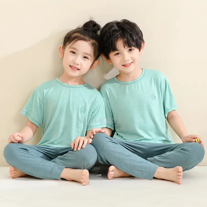 10%2012%2014%2016%2018Yrs%20Kids%20Pajamas%20Sets%20Summer%20Pijamas%20for%20Teens%20Cotton%20Sleepwear%20Baby%20Boys%20Clothes%20Short%20Sleeves%20Girls%20Nightwear%20-%20Image%202