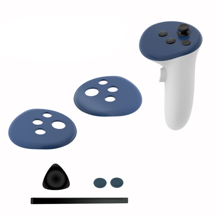 VR Controller Handle Cover for 3 Anti-Collision Protection Cover VR Gamepad Controller Replacement Parts Silica Gel