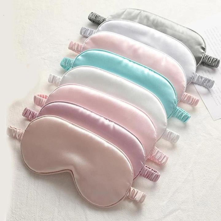 Silk Sleep Eye Patch Blindfold Sleeping Eye Mask Travel Health Care