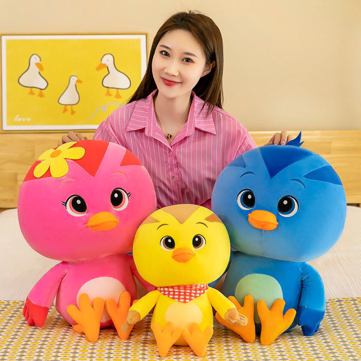 Cute Chicken Squad Plush Toys Cute Chick Doll Size Kids Toy Ragdoll Birthday Gifts Wholesale