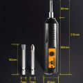 Electric Screwdriver, Magnetic Bits Cordless Screwdriver, Portable Home Use Electric Screwdriver Set, Rechargeable USB Charging Power Screwdriver Kit For Electrical Repairs. 