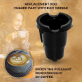 For Keurig Holder Replacement Parts with Exit Needle, Compatible K-Elite, K-Café, K-Slim, Classic Models - Coffee Makers. 