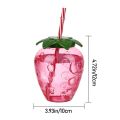 Tea Milk Juice Lovely Food Grade Plastic Summer Straw Cup Drinkware Strawberry Pineapple Watermelon Water Bottle.