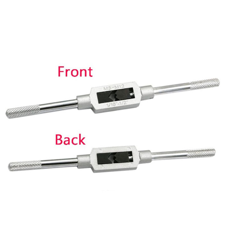 8pcs%20Thread%20Metric%20Machine%20Hand%20Screw%20Thread%20Plug%20Taps%20Set%20M10%20M12%20with%201pcs%20Adjustable%20Tap%20Wrench%201/16-1/2''%20-%20Image%205