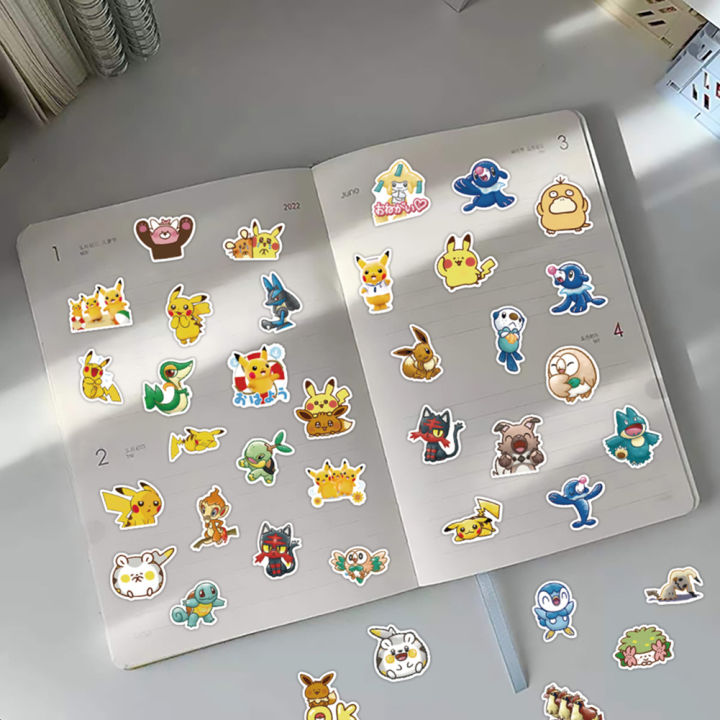 60pcs%20Pokemon%20Cartoon%20Stickers%20Cute%20Anime%20Decals%20For%20Laptop%20Water%20Bottles%20Skateboard%20Guitar%20-%20Image%207