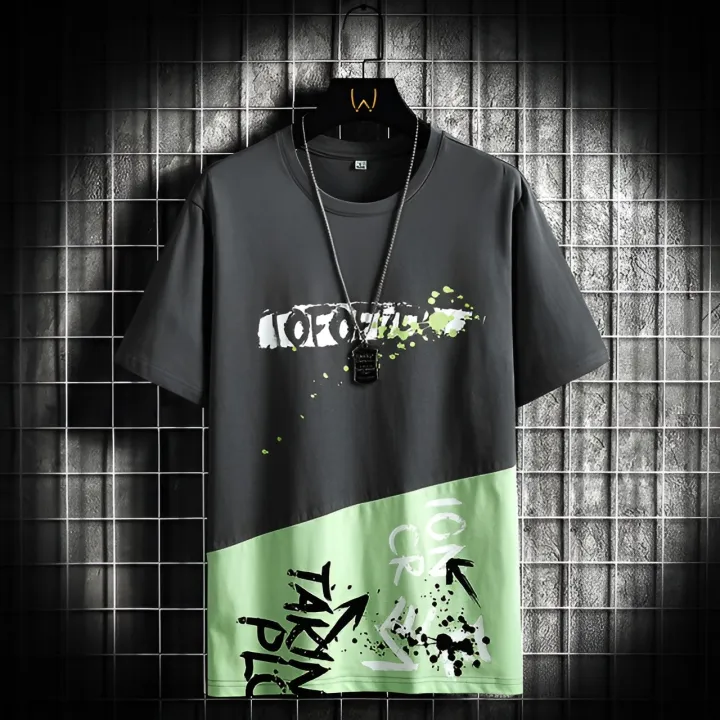 2024%20Men's%20Summer%20Round%20Neck%20Short%20Sleeve%20T-Shirt%20Jersey%20Fabric%20-%20Image%202