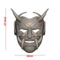 Japanese Ghost Hannya Halloween Masquerade Mask Prajna Half Face Masks Samurai.