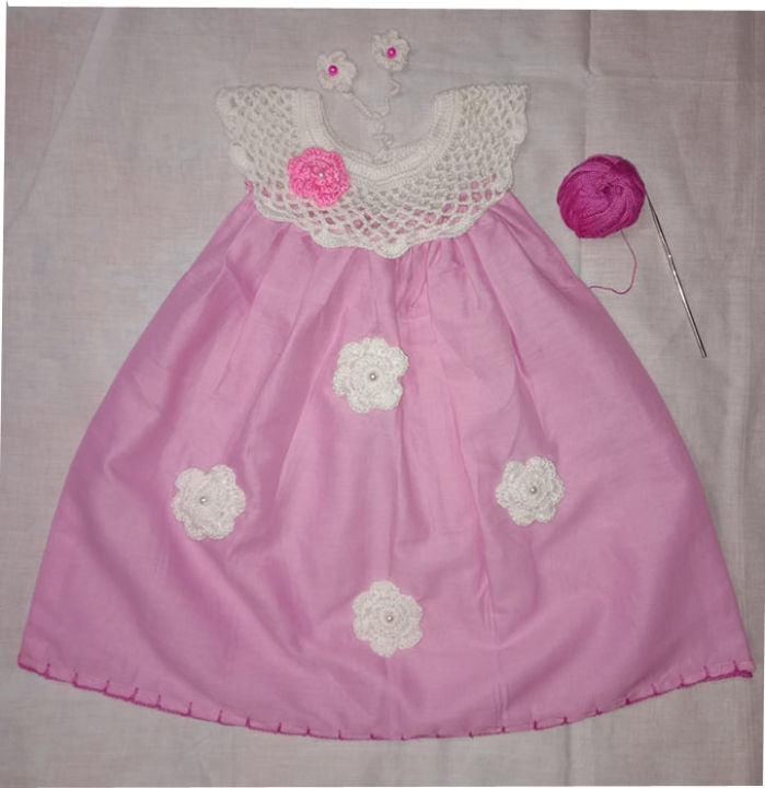 Baby%20girls%20fashionable%20beautiful%20kushi%20kata%20frock%20for%206%20Months%20to%205%20years%20-%20Image%203