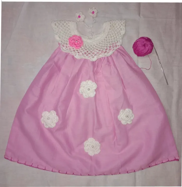 Baby%20girls%20fashionable%20beautiful%20kushi%20kata%20frock%20for%206%20Months%20to%205%20years%20-%20Image%203