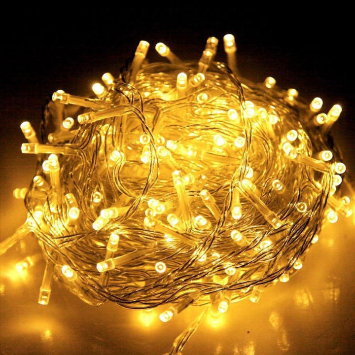 ডেকোরেটিভ ফেইরি লাইট-33 ফুট-সোনালী - fairy lights for room decoration