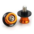 for KTM Duke Rc 125 200 250 390 690 990 M10 Screws Motorcycle CNC Aluminum Swingarm Spools Slider Stand Screws Modified Accessory Universal 3 LOGO. 
