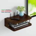 Wall Mount Wi-Fi Router Storage Paraphernalia Holder Set Top Box Stand. 