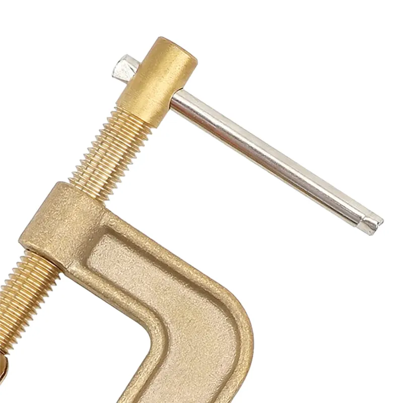 Welding Ground Clamp, 500A Brass A Shape Ground Welding Earth Clamp, Welder Earth Ground Cable Copper Grip Clip Clamp For Welding Machine
