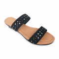 Bata Ray Women's Chappal - Black. 