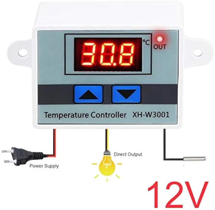 XH-W3001%2010A%20Digital%20Temperature%20Controller%20Quality%20Thermal%20Regulator%20Thermocouple%20Thermostat%20with%20LCD%20Display%2012V%2024V%20220V%20-Silver%20-%20Image%202