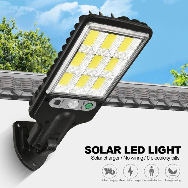 108COB Solar Street Lights Outdoor Solar Lamp Waterproof Motion Sensor