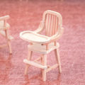 1Pc 1:12 Dollhouse Miniature Chair Baby Seat Dining Chair Furniture Model Decor Toy. 