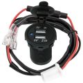 12V Dual Usb Car Lighter Socket Splitter Charger Plug Adapter Power. 