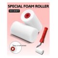 16Pcs 2 Inch Small Paint Roller with 2 Paint Trays, Roller Brush. 