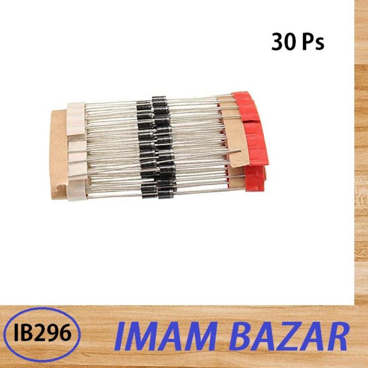 30 Pcs 1N4007 Rectifier Diode Durable Electronics Component for Various Applications