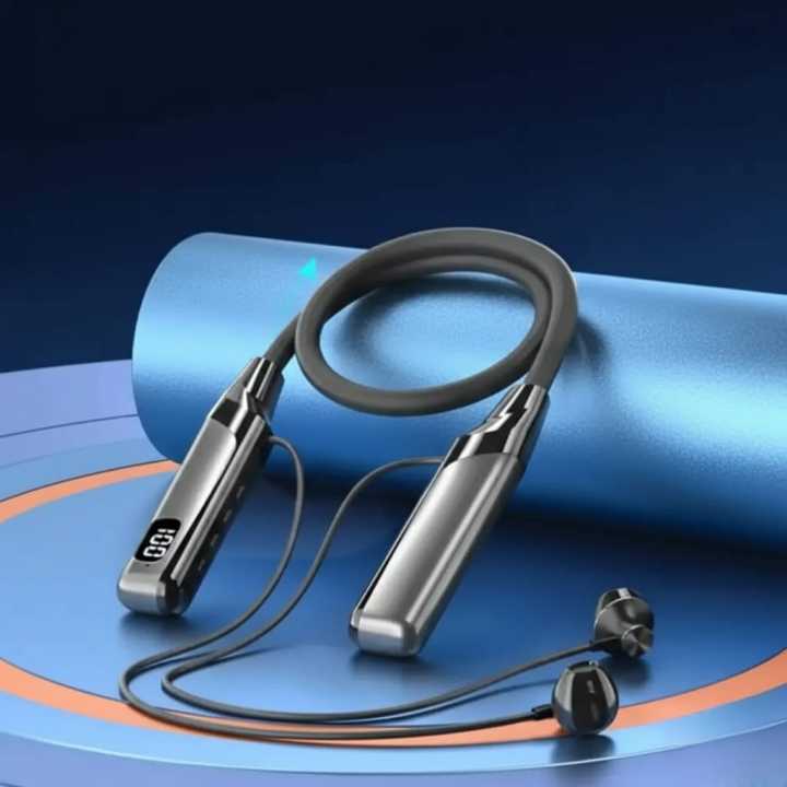 Regrsi wireless Neckband Bluetooth Earphone RE-NY060 Charging becup 200 Hours (Best price)