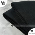 Black Chador for men | 6 Feet long Black Chador Black Shawls for man [1]. 