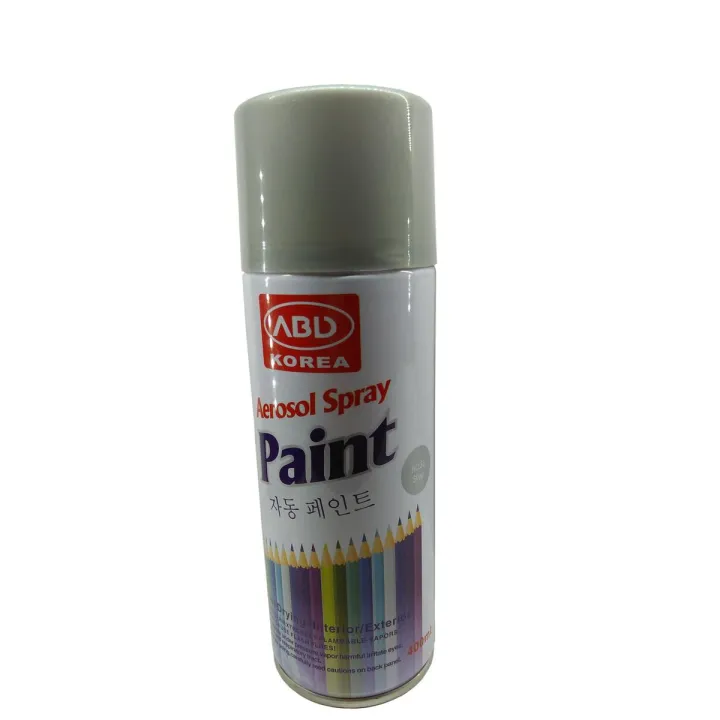 Spray paint silver