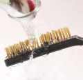 3 Pcs of Plastic+stainless Steel/brass Wire/ nylon Wire Industrial Cleaning Brush,3pcs ar 1set. 