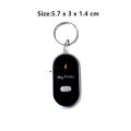 Wireless Whistle Key Finder Keychain Anti-Lost Device Keyrings Electronic Anti-Theft Ellipse Key Search Key Roll For Women Men. 