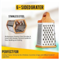 Vegetable Grater Slicer 6 in 1 Cutter-Vaji Cutting Stainless Steel-Vegetable Cutter. 