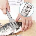 Stainless Steel Kitchen Accessories Cleaning Fish Skin Scraping Scales Planing Fish Scale Remover Brush Fishing Knife Cleaning Tools.